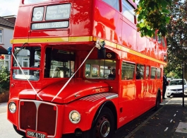 Routemaster bus for London weddings
